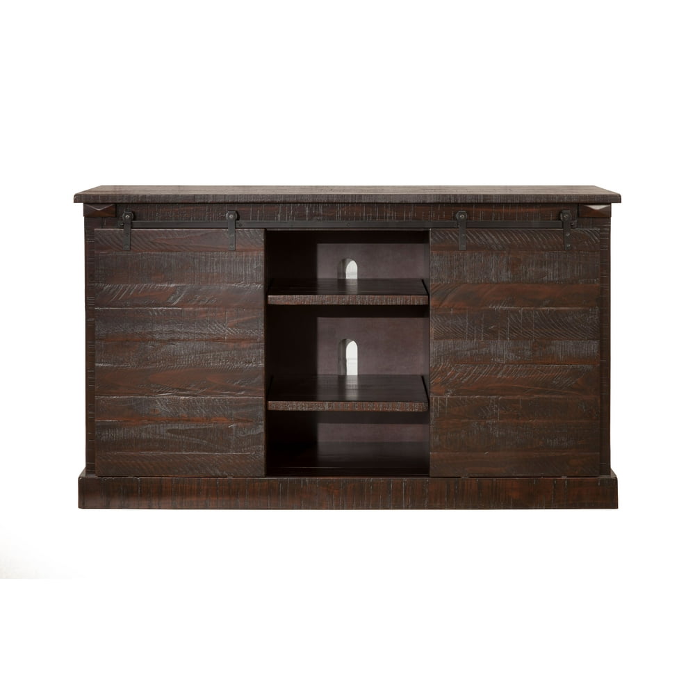 Martin Svensson Home Rustic Solid Wood Hillsboro TV Stand, Espresso