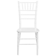 Flash Furniture Hercules Series Adult Size Wood Chiavari Chair for Events, White