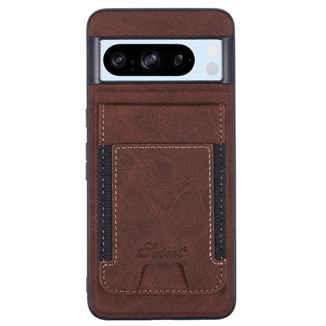 SUTENI H17 For Google Pixel 8 Pro Case Compatible with MagSafe Card Slots PU+TPU Kickstand Phone Cov