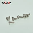 thumbnail image 4 of 20PCS M2 M2.5 M3 M4 M5 DIN967 Nickel plating Cross recessed pan head screws with collar For Computer Floppy DVD ROM Motherboard, 4 of 4
