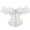 White, variant on TINZ Women Lace Up Boned Bustier Corset With Garters Lace Up Boned Overbust Corset Bustier Lingerie Bodyshaper Fitted Top Underwire Corset