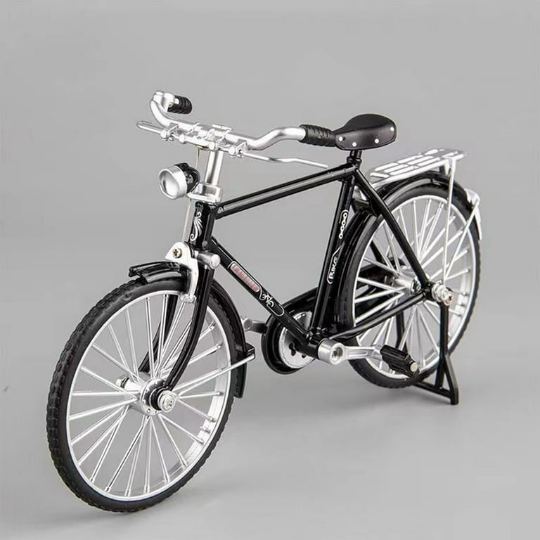Retro Bike Model Ornement Miniature Collection Décoratif Moulé sous