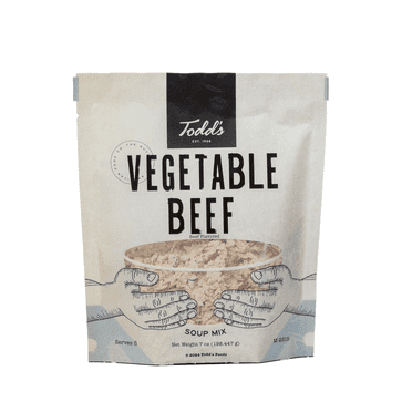 Todd’s Vegetable Beef Soup Mix 7 oz Bag