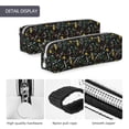 thumbnail image 4 of Yiaed Wasp and Florals Print Leather Pencil Case - Leather Pen Pencil Holder - Elegant & Practical Pencil Pouch for Work & Office, 4 of 7