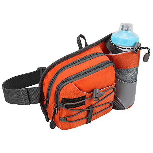 YUNAWU Tactical Water Bottle Belt Fanny Pack Waist Bag Bum Pouch Outdoor Hiking Camping