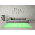thumbnail image 3 of Ahgly Company Indoor Square Solid Emerald Green Modern Area Rugs, 6' Square, 3 of 4