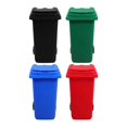 thumbnail image 1 of 4Pcs Mini Trash Can Pencil Holder Cute Desktop Garbage Bin with Lid and Wheels Mini Garbage Trash Pen Holder Tiny Recycle Bin Pencil Holder, 1 of 4