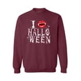thumbnail image 1 of Awkward Styles Unisex Halloween Graphic Sweatshirt Tops I Fangs Halloween Vampire Fangs, 1 of 5