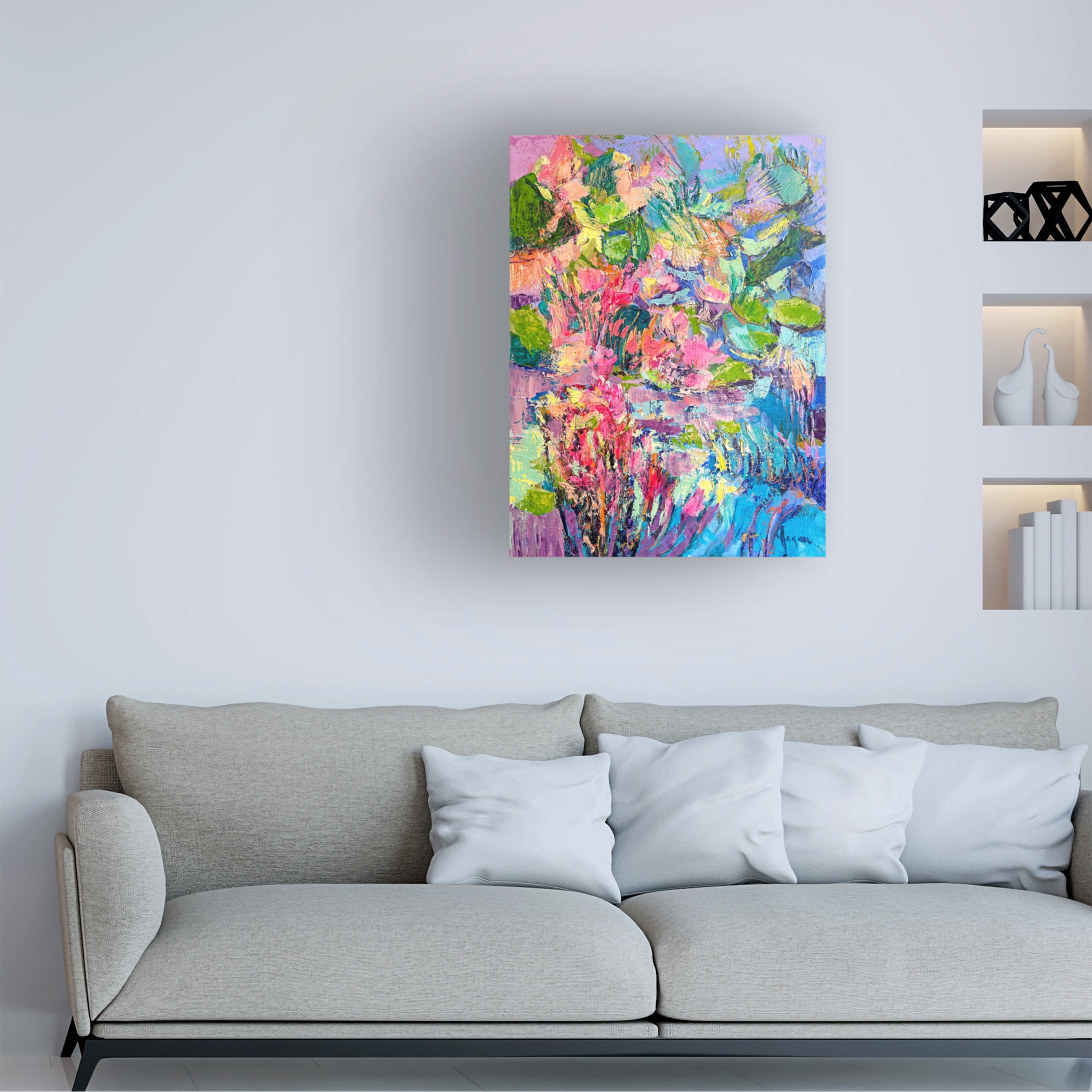 Dorothy Fagan 'Hot Pink Goddess I' Canvas Art