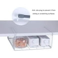 thumbnail image 6 of 2-Pack Under Shelf Basket Storage, Under Cabinet Paper Plate Dispenser Hanging Organizer Holds up to 22lbs, Add Shelves for Pantry Closet, 11.3“d x 12.3" w, White, 6 of 7