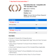thumbnail image 2 of Rear Brake Shoe Set - Compatible with 1997 Geo Metro 2-Door, 2 of 2