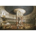 thumbnail image 2 of Canal, Giovanni Antonio 24x18 Black Modern Framed Museum Art Print Titled - The Interior of The Rotunda, Ranelagh, 2 of 4