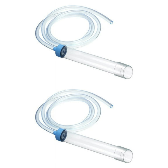 2X Fish Tank Aquarium Gravel Cleaner Syphon Vacuum Water Changer Pump Siphon Hose