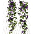 thumbnail image 4 of Inteprter Flores artificiales de glicina de larga duración para la decoración del hogar y el jardín, decoración ecológica para fiestas, Decoración Blanco, 4 of 6