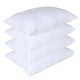 thumbnail image 1 of Almohadas Hoteleras Premium - Relleno Microgel - Firmeza Media - Fundas Rayada Satinada - 100% Algodón - Pillow - Alta Caldiad - Color Blanco (4, Estándar), 1 of 5