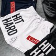 thumbnail image 2 of IWRICH Men's Graphic Cool Shorts Drawstring Waist Basketball Athletic Gym Shorts with Pockets White XL, 2 of 6