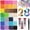 40 Color, variant on 28 Color Resin Jelly Rhinestones For Bedazzling,3Mm Flatback Gems For Crafting,Bedazzling Kit With 3Pcs B7000 Glue For Clothing Shoes Nail Book Diamond Art