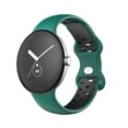 thumbnail image 2 of Correa de silicona suave para reloj Google Pixel pulsera deportiva de Kuymtek repuesto Accesorios inteligentes, 2 of 2