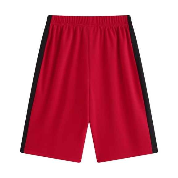 FYDUU Boys Shorts Athletic Training Basketball Shorts Quick Dry Kids Gym Shorts Comfortable Stretch Elastic Waist Casual Shorts Leisure Vintage