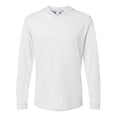 thumbnail image 1 of Paragon Mens Bahama Performance Hooded Long Sleeve T-Shirt, S, Aluminum, 1 of 1