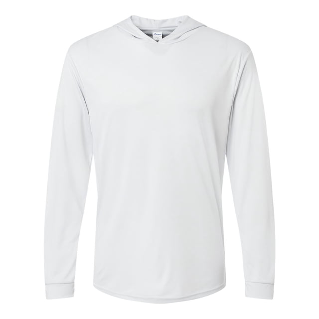 Paragon T-Shirt à Manches Longues Performance à Capuche Bahama pour Hommes, S, Aluminium