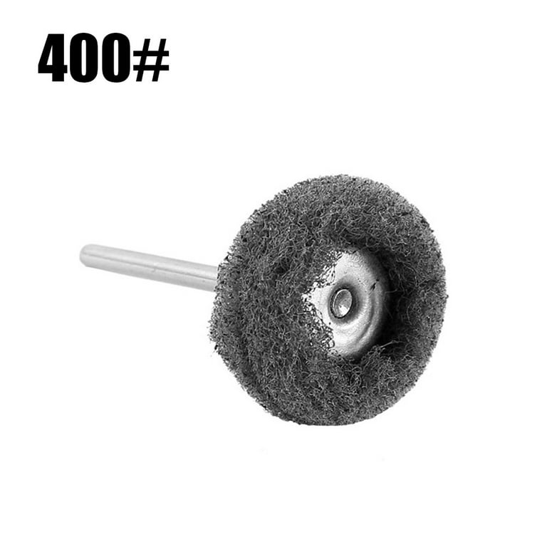 100pcs Nylon Mini Drill Abrasive Brush 3mm/2.35mm Shank Buffing