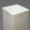 thumbnail image 4 of GKOplus 6-Pack 4" x 4" Pyramid White PVC Vinyl Post Top Caps (Only for Vinyl Post with Actual Size of 4" x 4", Not for Wood Posts), Suitable for Fences, lamp, Deck, Mailbox Posts, 4 of 6