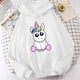 thumbnail image 2 of Nueva sudadera con capucha de manga larga con estampado de unicornio para hombre y mujer, cómoda y holgada, deportiva, 2 of 5