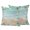 Teal Green Beige, variant on Outdoor Pillow Covers 26x26 Set of 2, Beach Coastal Waterproof Patio Throw Pillow Covers for Couch Sofa Chair, Summer Coral Starfish Nautical Ocean Decorative Pillowcases for Throw Pillows