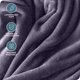 thumbnail image 5 of Bare Home Manta de Felpa Polar 300 G/M², Microfibra Mullida, Suave y Afelpada, Tamaño Matrimonial/queen, Color Violeta Polvoriento, 5 of 7