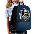 thumbnail image 3 of Uourmeti Polyester School Backpack Daypack with Peeking Skeleton Design - Durable Bag for School and Daily Travel, 3 of 6