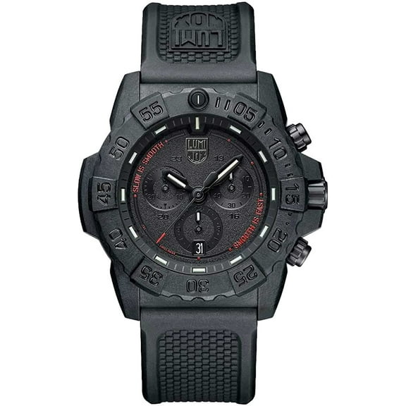 Luminox Men's Navy Seal 3600 Black Analog Military Dive Watch