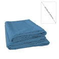thumbnail image 3 of Euahivb Solid Double Layer Gauze Bed Sheet 47.2x90.6 Inch, Soft Breathable Summer Single Flat Sheet for Dormitory, Silk Inch-Friendly Polyester Top Sheet for Home Bedroom, 3 of 6