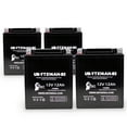 thumbnail image 3 of 4-Pack UB-YTX14AH-BS Battery Replacement for 2001 Polaris All Models 400 CC ATV - Factory Activated, Maintenance Free, Motorcycle Battery - 12V 12AH, UpStart Battery Brand, 3 of 7