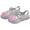 A113-Light Pink, variant on Baby Boys Girls Squeaky Sandals Summer Closed-Toe Anti-Slip Premium Rubber Sole Toddler First Walkers Shoes(Blue,9)