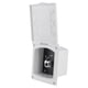 thumbnail image 3 of Caja de ducha exterior, ducha exterior para RV de 1/2 pulgada, caja de ducha para autocaravana, caja de ducha exterior blanca, diseño aerodinámico, 3 of 9