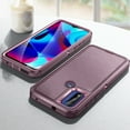 thumbnail image 5 of Dteck for Moto G Play 2023 Case, Heavy Duty Shockproof Dual Layer Drop Protection Durable Outdoor Hybrid Rugged Phone Cover for Motorola Moto G Play 2023,Purple, 5 of 8