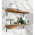 thumbnail image 2 of NACH Half Round Wall Mount Antique Metal Shelf Bracket (4 Piece), JS-90-065AMS, 2 of 4