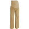 Maternity Brushed Twill Full-Panel Pants Khaki