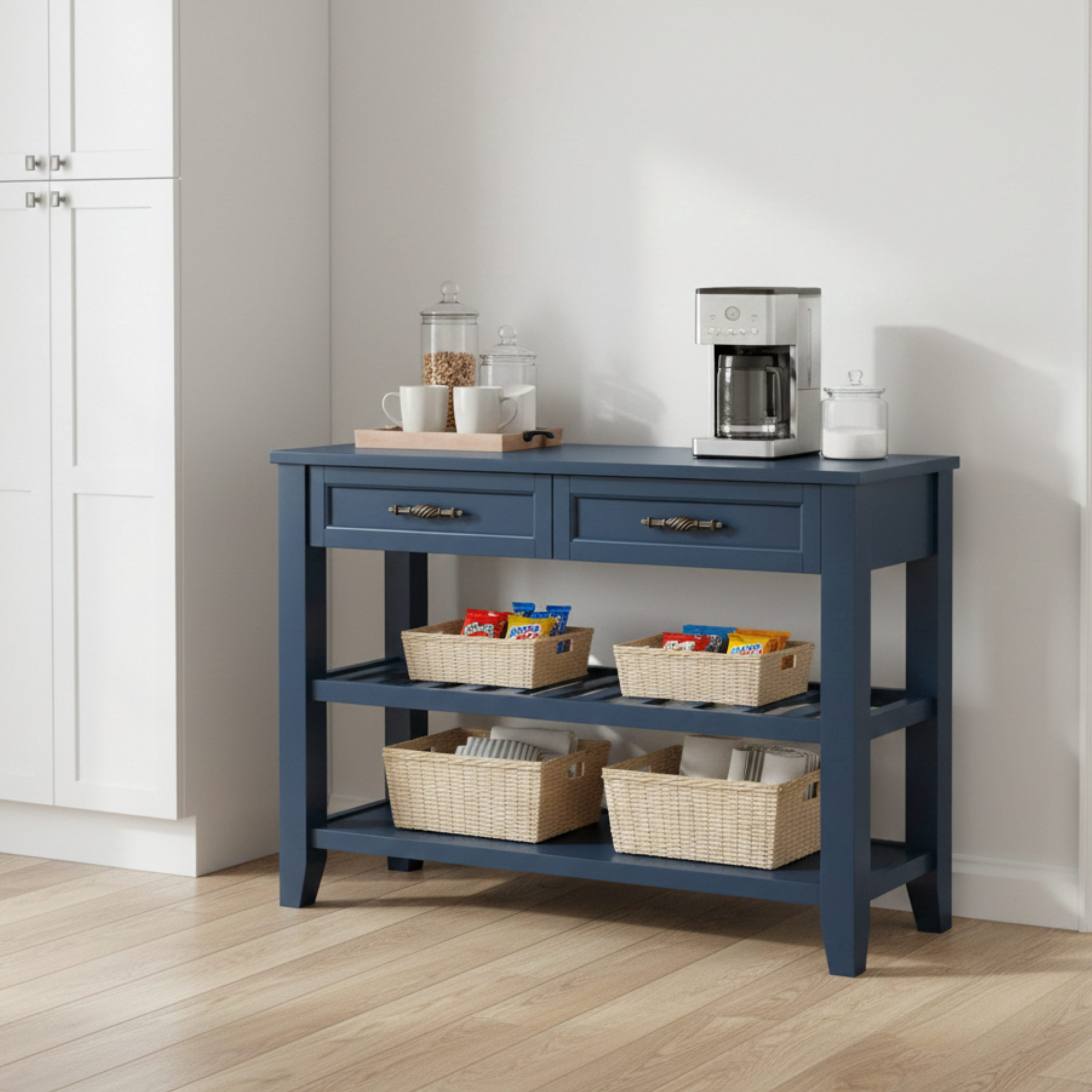 ComfyHaus WF199599AAM 50 in. Francine Console Table with Three Top