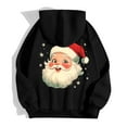 thumbnail image 6 of Christmas Hoodies for Women 2025 Long Sleeve Zip Up Santa Claus Graphic Hooded Sweatshirt with Pockets Jacket Coat, 6 of 8
