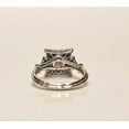 thumbnail image 4 of Antique Blue Old European Cut Moissanite Diamond Engagement Ring 925 Silver Wedding Valentine's Surprise Gift, 4 of 5