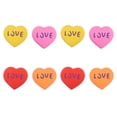 thumbnail image 1 of Shisuyan Gommes Couleurs Assorties 20 Pcs 1.2x1.1x0.5In Forme de Cœur Caoutchouc pour Usage Scolaire, 1 of 9