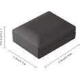thumbnail image 4 of Caja de regalo para collar con colgante de luz LED, vitrina de terciopelo para almacenamiento de joyas para propuesta, compromiso, aniversario de boda (negro), 4 of 5