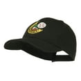 thumbnail image 2 of Baseball Logo Embroidery Cap - Black OSFM, 2 of 5