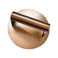 thumbnail image 3 of Prensa de Hamburguesas de Acero Inoxidable Macarena Aplastador Antiadherente Redondo Dorado, 3 of 8