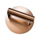 thumbnail image 3 of Prensa de Hamburguesas de Acero Inoxidable Macarena Aplastador Antiadherente Redondo Dorado, 3 of 8
