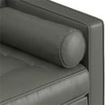 thumbnail image 5 of Pemberly Row Modern / Contemporary Vegan Leather Sofa in Slate, 5 of 5