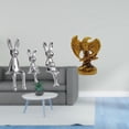 thumbnail image 2 of Escultura De Conejito Y Familia, Figura De Animal, Estatua Central, Adorno Para Escritorio, Mesa, Estantería, Armario, Decoración Para El Hogar Y La Oficina, Regalo, 2 of 8