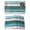 Turquoise, variant on Turquoise Teal Placemats Set of 4 Farmhouse Retro Ombre Wooden Grain Place Mats Indoor Wipeable Table Mats Washable Cloth Dining Table Placemats for Kitchen Holiday Party Home Decor 13x19 Inch